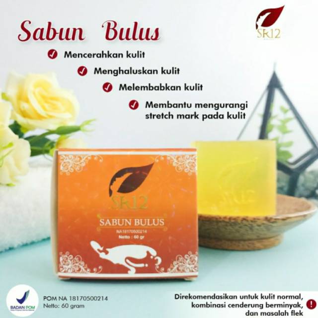 SABUN BULUS SR12 ORIGINAL.