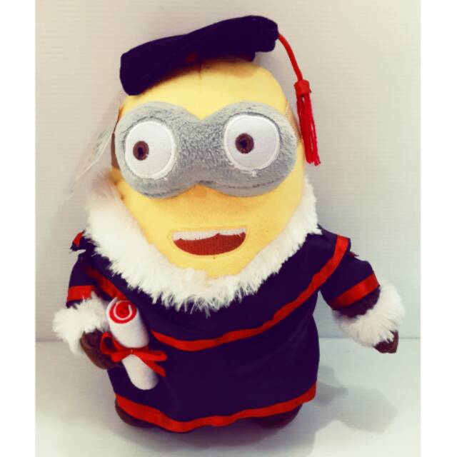 Boneka Minnion Wisuda M