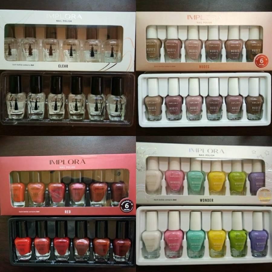 IMPLORA NAIL POLISH isi 6pcs / IMPLORA KUTEK