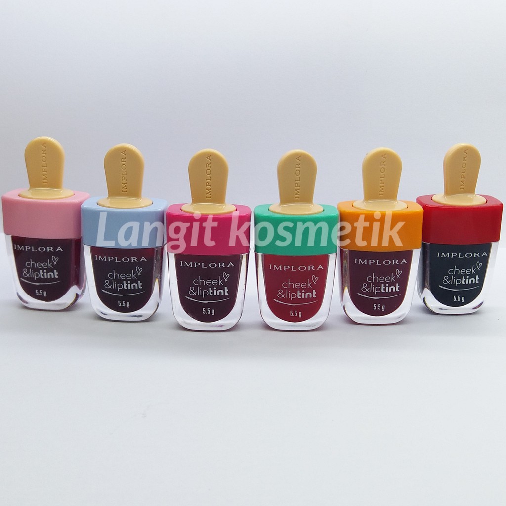 LIP TINT IMPLORA & CHEECK BPOM (SATUAN)