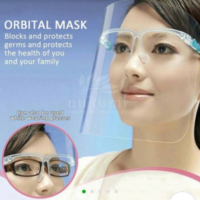 Face shield kacamata