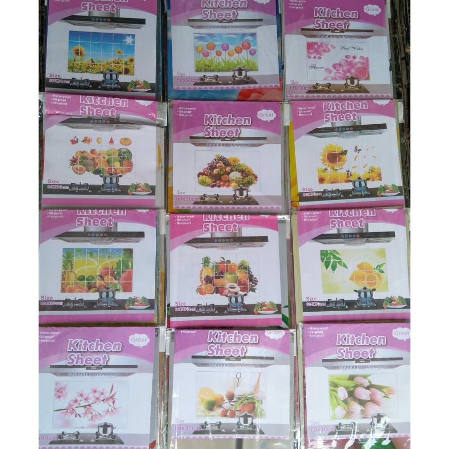 Sticker dapur / sticker dinding dapur