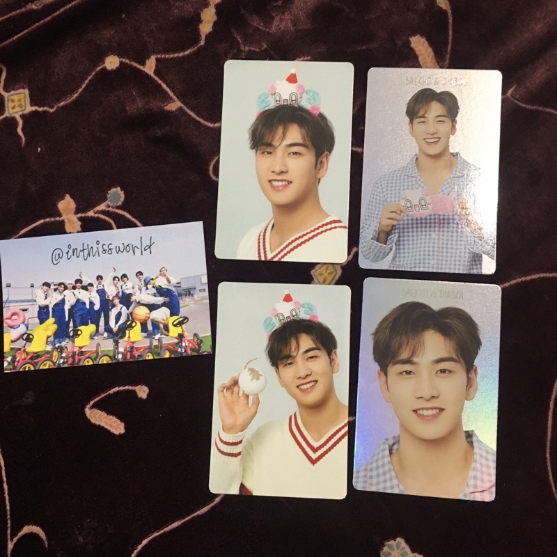 Nuest Baekho Photocard