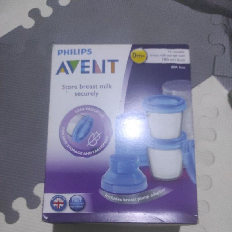 store breas milk avent