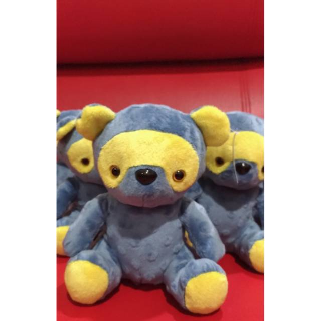 Boneka racoon dusty blue
