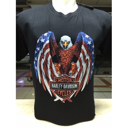 kaos harley davidson motor logo