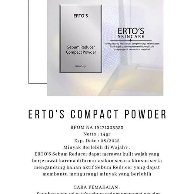 ERTO'S SEBUM POWDER COMPACT