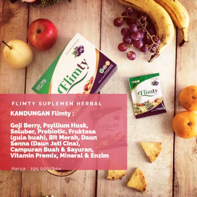 Flimty suplemen pelangsing herbal halal