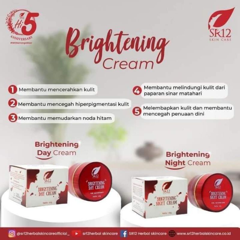 Brightning night cream
