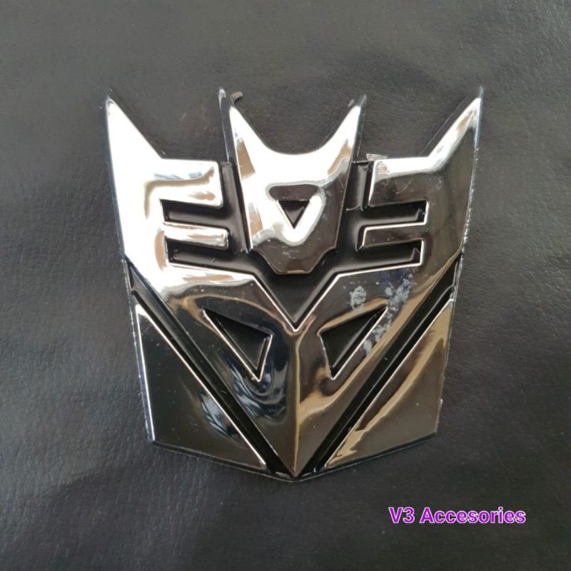 Emblem Chrome Autobot Transformers