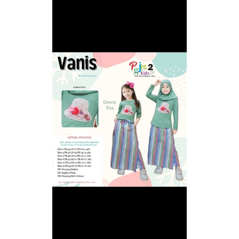 vanis set anak pineapple