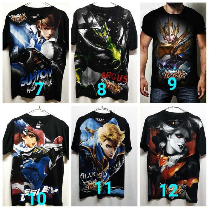 Kaos Character Mobile Legend