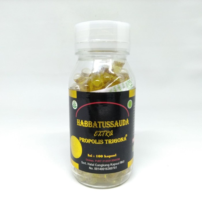 Habbatussauda Extra Propolis Trigona 100 Kapsul