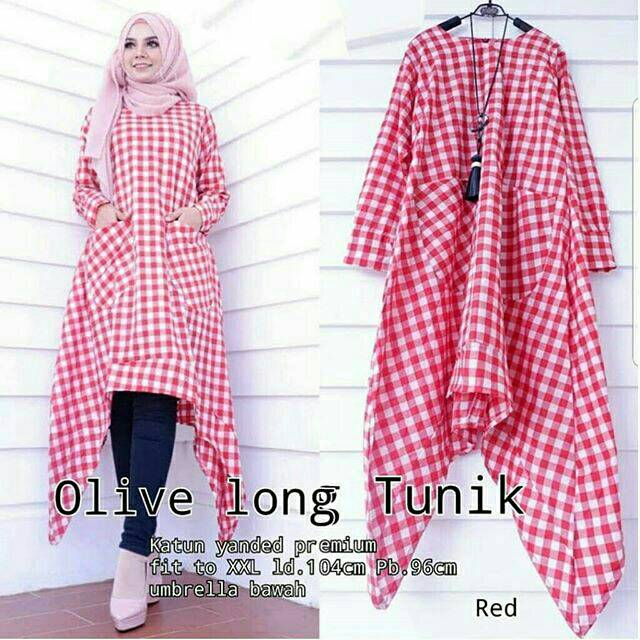 Vi Olive Long Tunik
