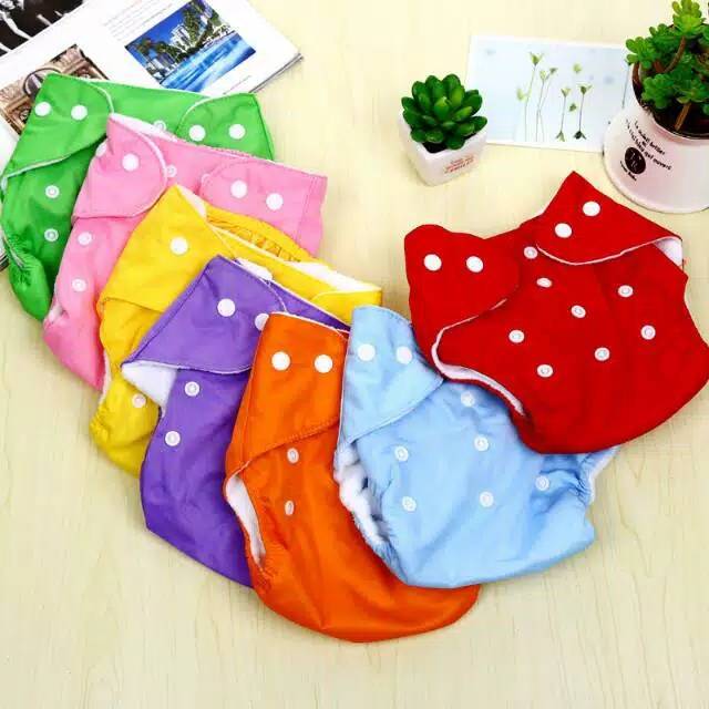 Popok bayi kain berkancing
