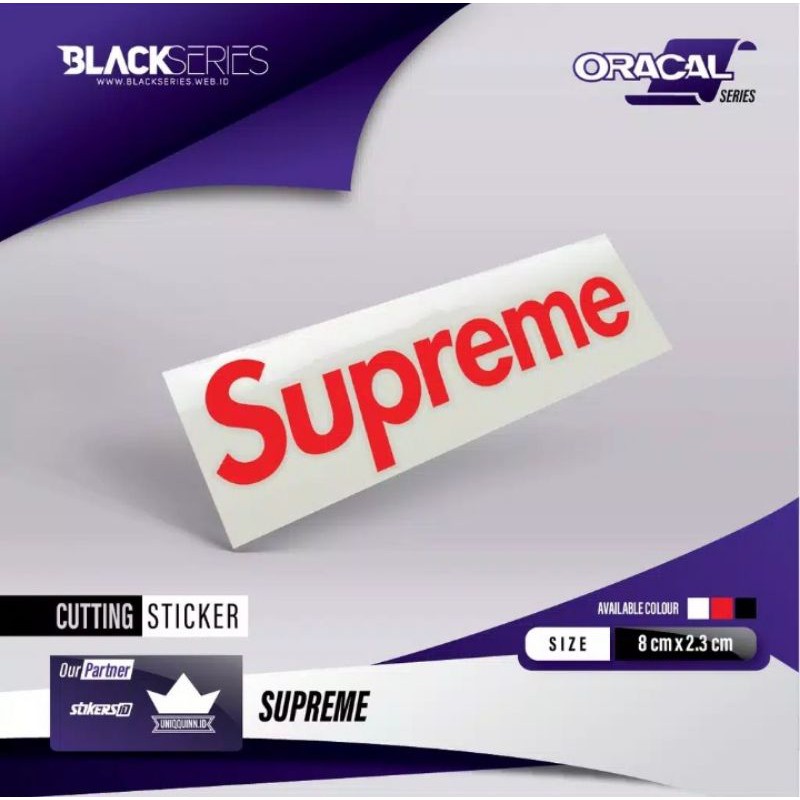 Cutting Sticker Supreme