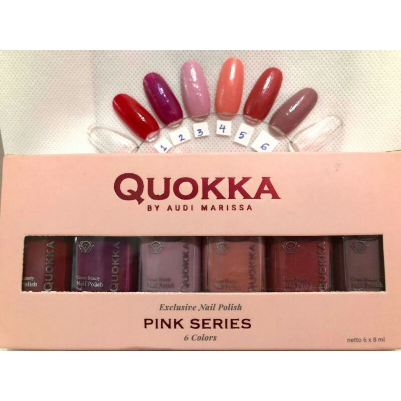 Quokka Nail Polish Pink Series Per Pcs