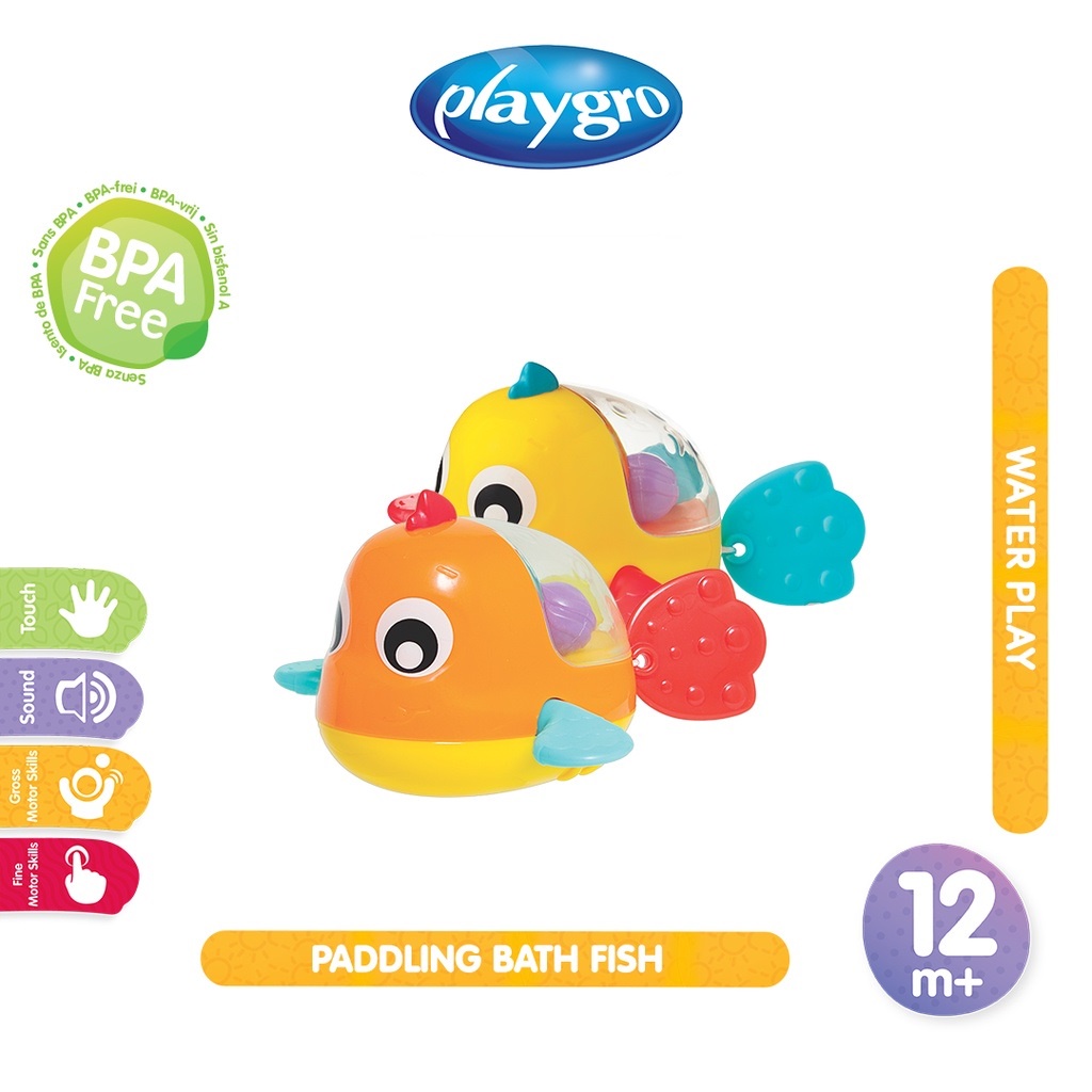 PLAYGRO 120745 PADDLING BATH FISH