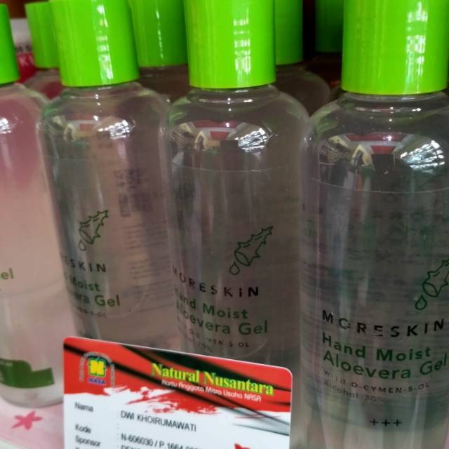 Hand moist aloevera