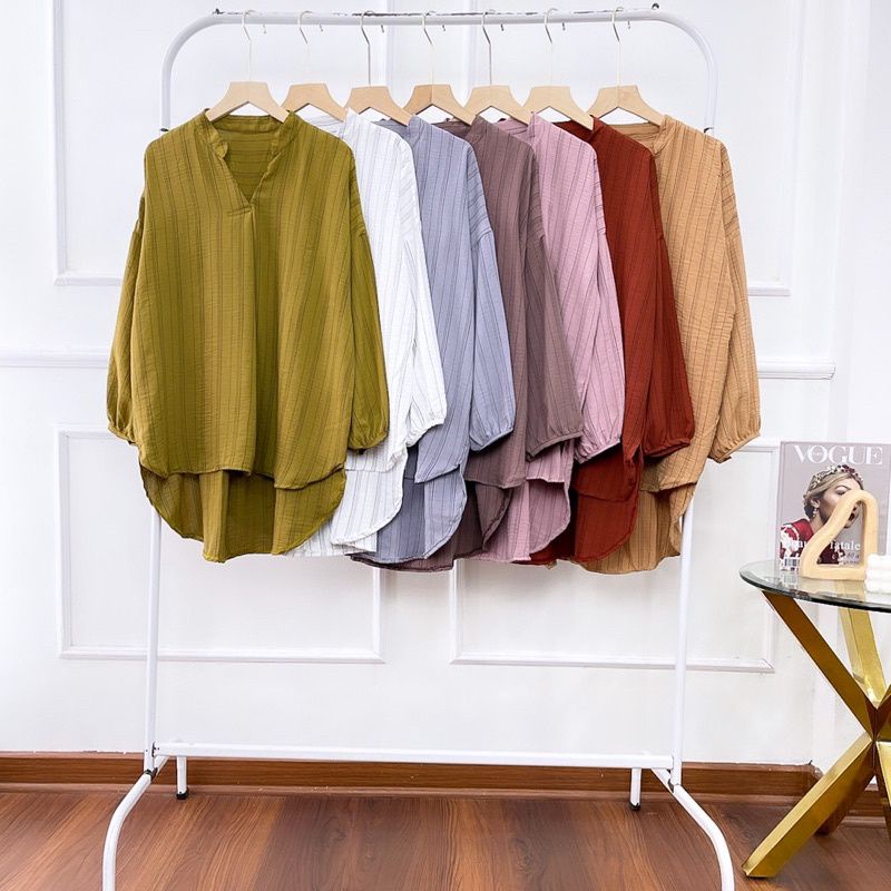 CAMILE V SALUR BLOUSE
