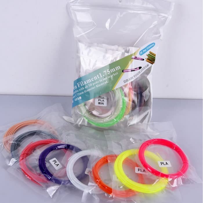 Refill Filament 3D 1.75 - 10 M