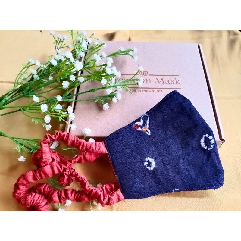 masker batik premium 3 ply