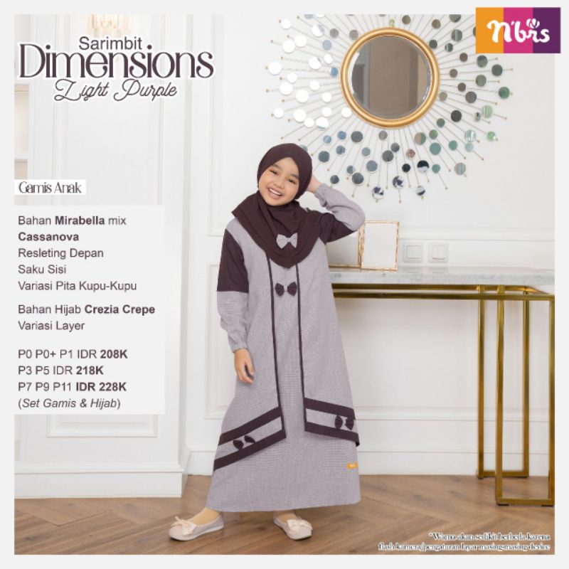 GAMIS ANAK NIBRAS DIMENSION