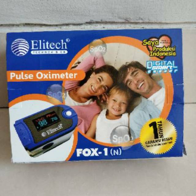 Pulse Oxymetri fox1 <br/><br/>- Elitech Sp02 Range : 0-99%
