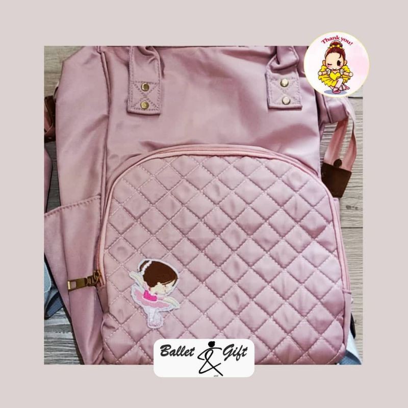 Ballerina's Backpack Large with compartments for Ballet needs