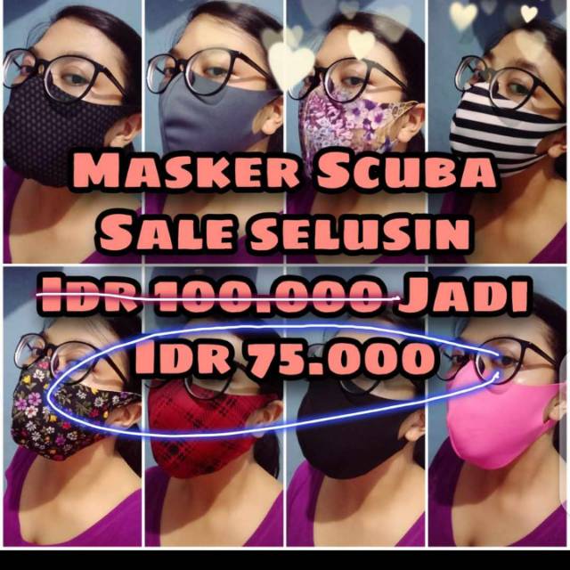 masker bahan scuba