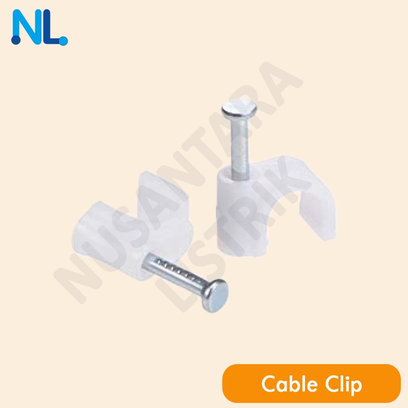 Klem Kabel (Circle Cable Clip) 6mm