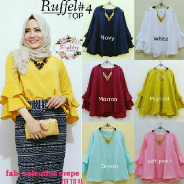 Big ruffle top