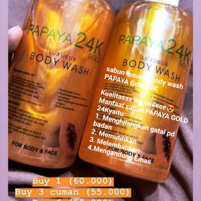 Sabun Pepaya24K