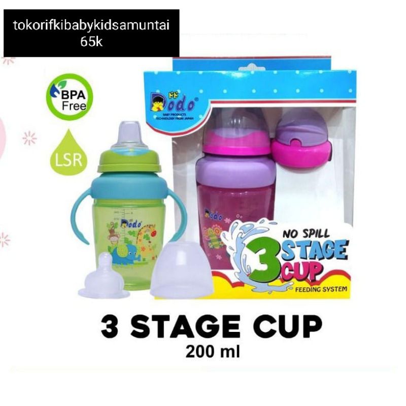 botol susu dodo 3 tahap