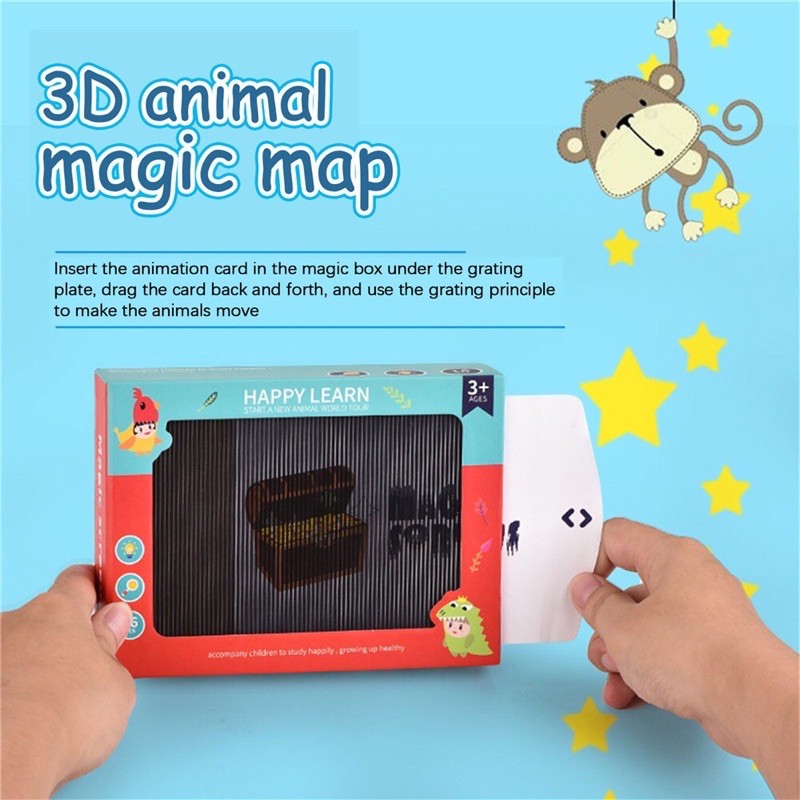 3D Animal Card