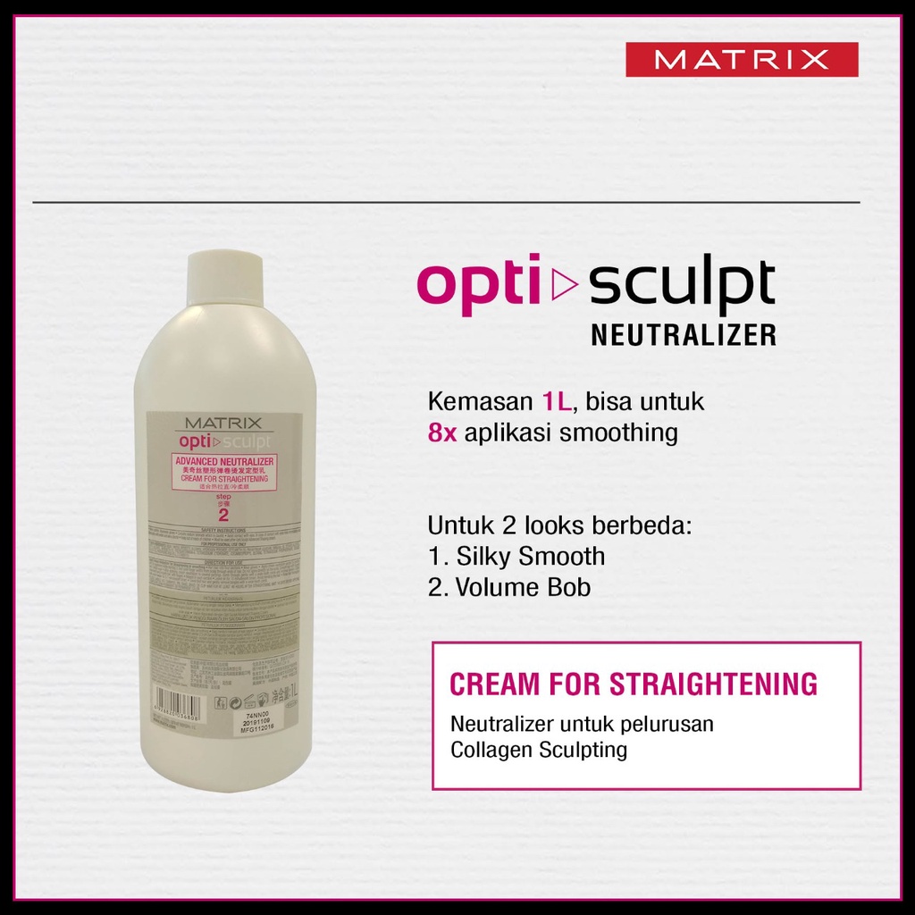 MATRIX OPTI SCULPT ADVANCED STEP 2 NEUTRALIZER 1 LITER