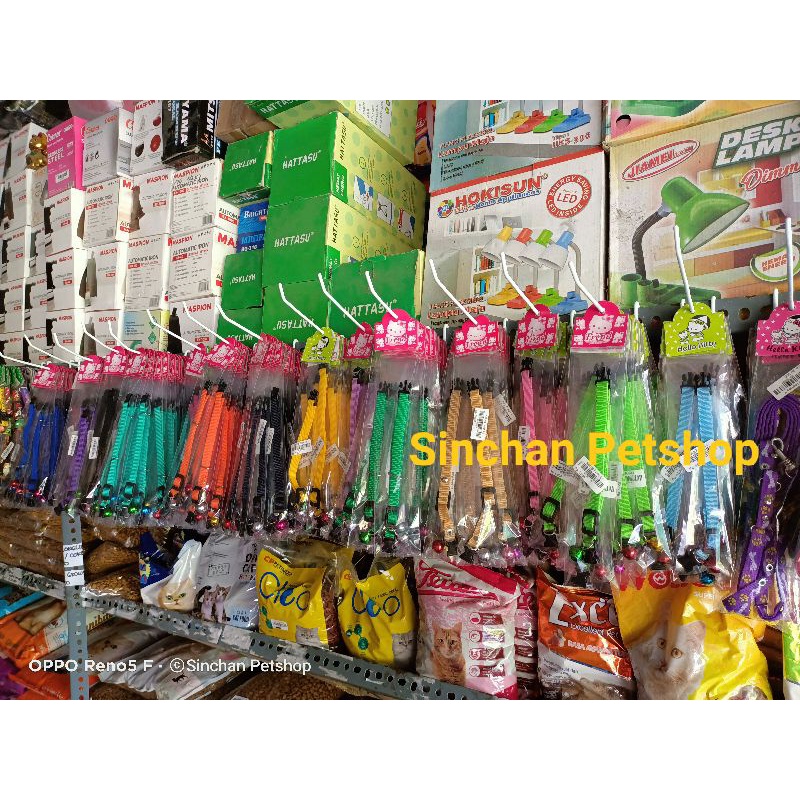 Kalung kucing Polos Lonceng 1