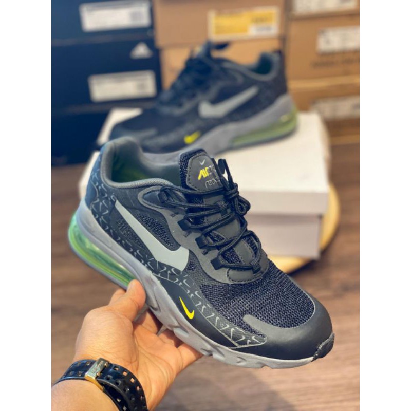 NIKE AIRMAX 270 REACT JUST DO IT "BLACK VOLT" (K)