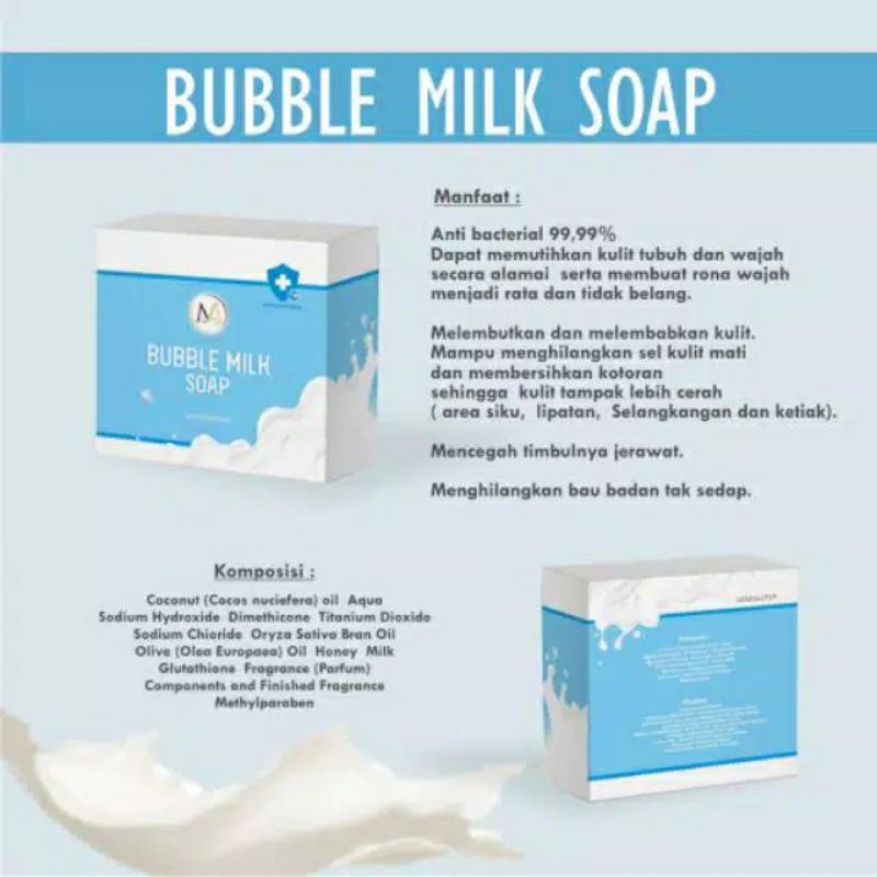 BUBBLE MILK SOAP