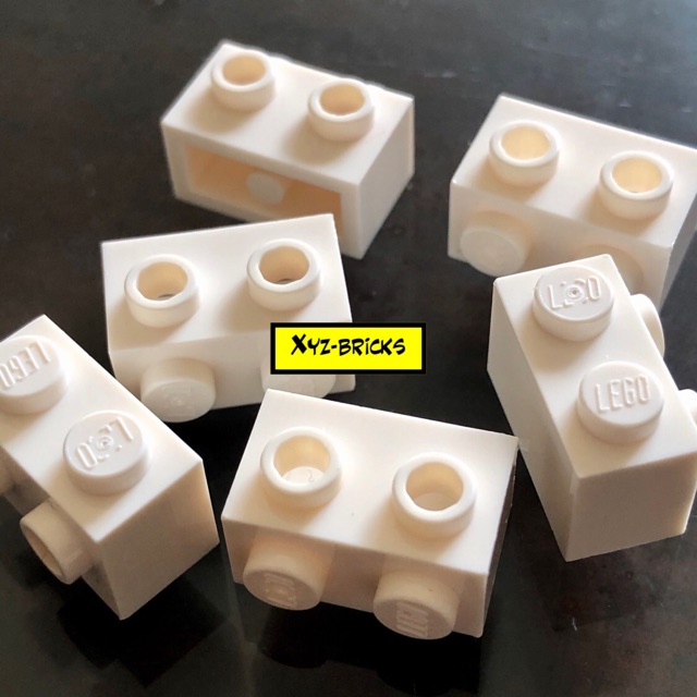 LEGO PARTS 6058177 - Brick 1x2 with 2 Knobs White