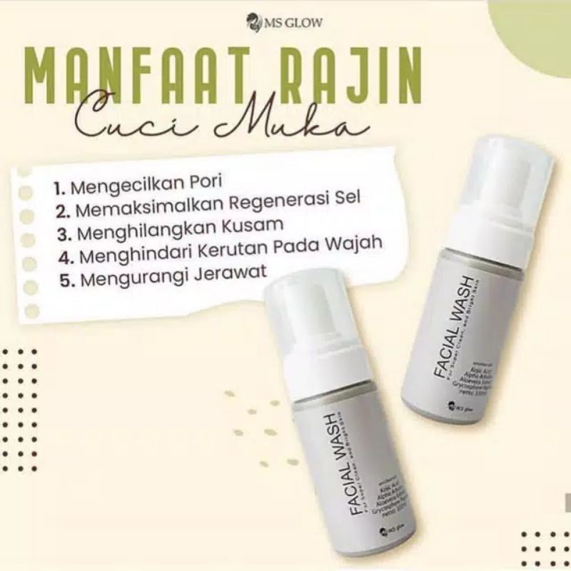 FACIAL WASH MSGLOW ORIGINAL