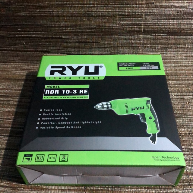 ELECTRIC DRILL MESIN BOR RYU 10mm