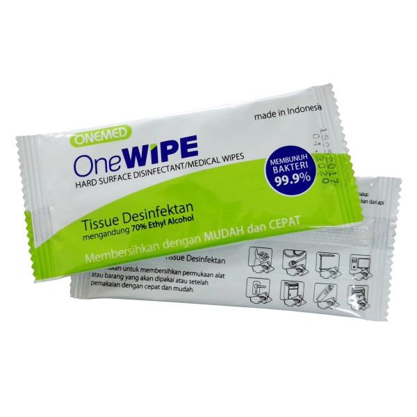 One Wipe Tissue Desinfektan OneMed pcs