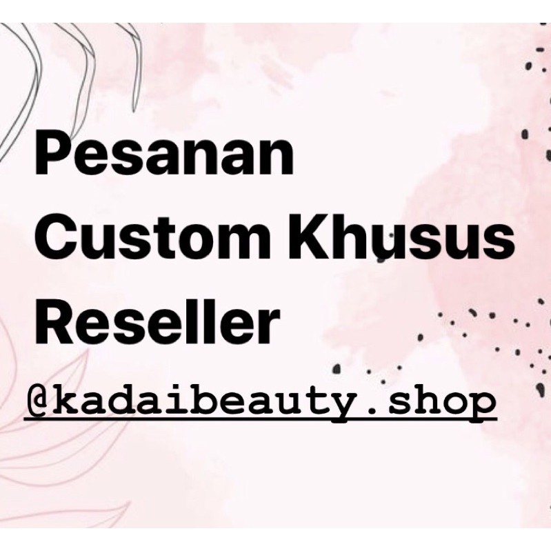 [RESSELER ONLY] Custom Order Checkout