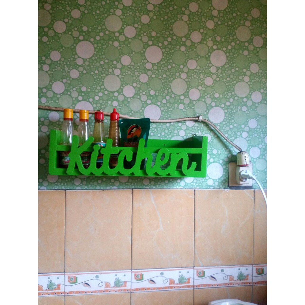 Hiasan Dinding Rak Kitchen