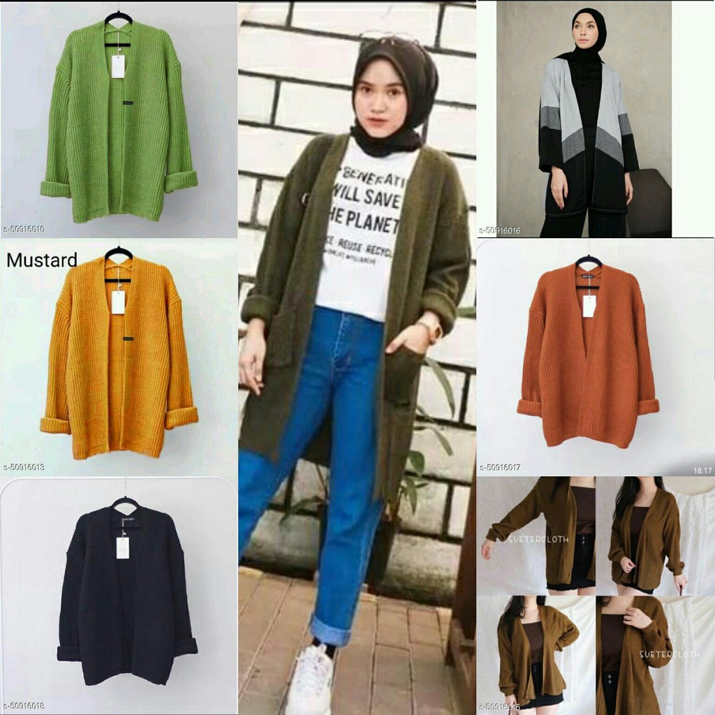 cardigan/outerwar/pakaian wanita/kekinian