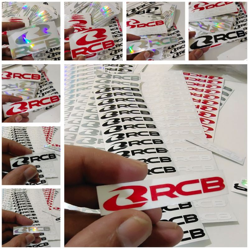 STICKER RCB CUTTING TERMURAH