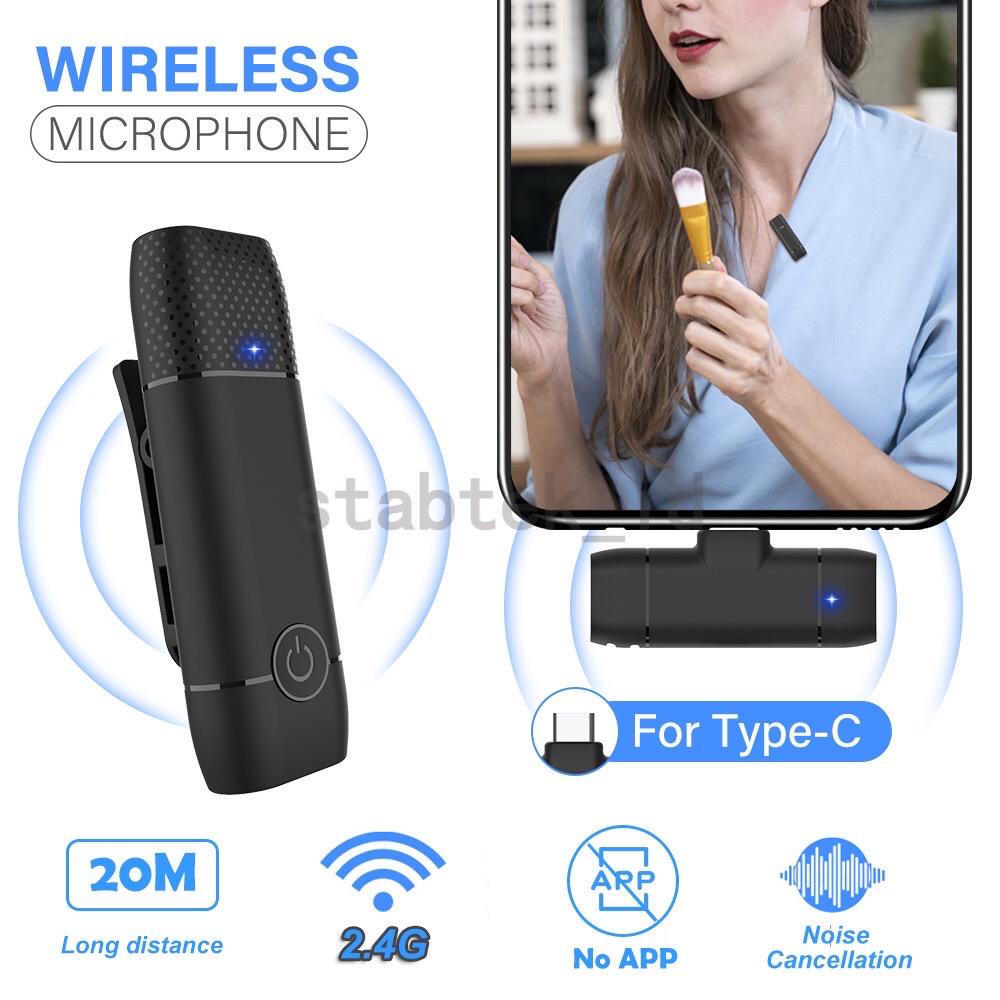 M9 Wireless Lavalier Microphone Android usb Tipe -iphone