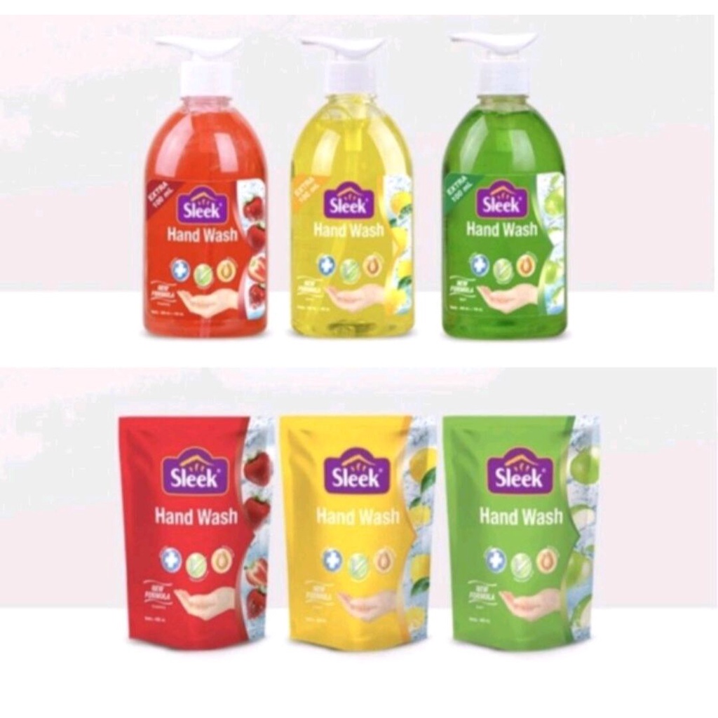 SLEEK HANDWASH REFFIL & BOTOL 400ml