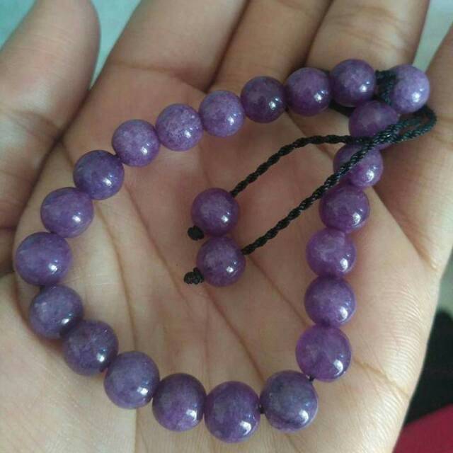 Gelang giok purple